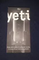 Micrófono Blue Yeti Condensador Omnidireccional Blackout