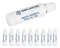 Kit 10 Pasta Térmica 10g Implastec Processador Cpu