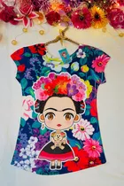 Blusa Playera Fiesta Mexicana Septiembre Flores Frida Khalo