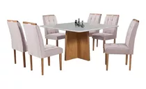 Mesa De Jantar Com Oito Cadeiras - Vr Móveis