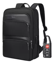 Mochila Hombre Tigernu T-b9121 Laptop Antirrobo Viaje Color Negro Diseño De La Tela Negro