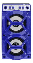 Rádio Portátil Bluetooth - Grasep - D-bh1012 - Azul