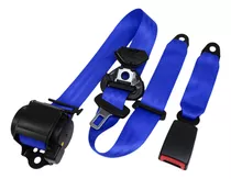 Cinturón De Seguridad De Coche De 3 Puntos, Accesorios Azul