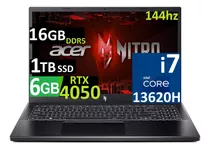  Acer Nitro V 15 144hz Ci7-13va Gen 16gb 1tb Ssd Rtx4050 6gb