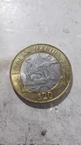 Moneda Conmemorativa Plan Marina  20 Pesos