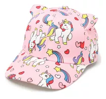 Cap Gorra Visera Unicornio Niña Nena Orejitas Importado