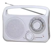 Radio Eléctrica Daihatsu D-rp400 Blanca Dual Am-fm Manija