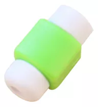 Protector De Cable Usb Verde Para iPhone 5, 5s, 6, 6s, 4 Uni