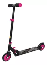 Patinete Dm Toys Radical  Preto E Rosa  Para Crianças