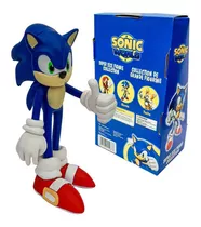 Boneco Sonic 28cm Azul Personagem Jogo Videogame Caixa