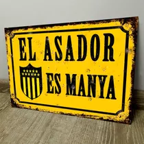 Chapa Retro Vintage Cartel Cuadro Decorativo Peñarol Cff004