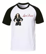 Remera Blanca Ranglan Sublimada Personalizada Laura Pausini