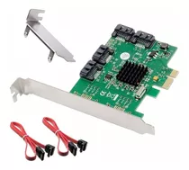 Adaptador 4 Puertos Sata A Pcie Chip Marvell 88se9215