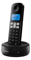 Teléfono Inalámbrico Philips D1311b/77 Negro Id D131