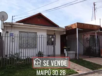 3d 2b 89 M2 Unica En Sector Silva Carvallo/4 Poniente Maipu