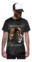 Camisa Camiseta Bob And Lion Reggae Music