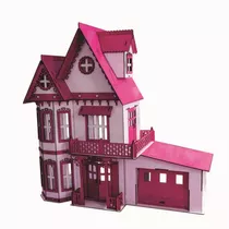 Casa De Bonecas Polly Modelo Anne Sonhos Garagem - Darama