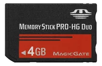 Memoria Memory Stick Pro Duo 4gb Sony Psp Camaras Ps3