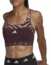 Top adidas Training Hyperglam Techfit Cebra. Mujer Ch Rv