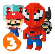 Rompecabezas 3d Piezas Miniblocks Personajes Super Héroes