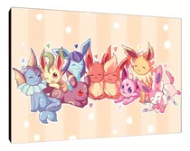 Cuadros Poster Pokemon Eevee Evolucion 15x20 (suv 3)