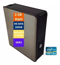 Computador Desktop Dell Pc Core 2 Duo 2gb Ram Hd 250gb Usado