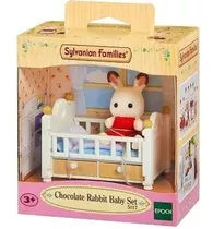 Sylvanian Families Bebe Coelho Chocolate E Cama Epoch 5017