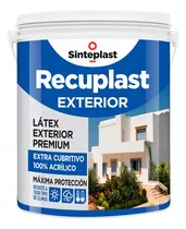 Pintura Blanca Latex Recuplast Exterior 20 L Calidad Premium