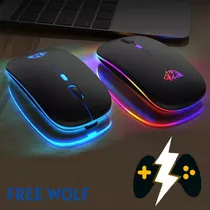 Mouse Inalamabrico Con Luces Led