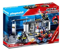 Playset Playmobil City  Comisaria De Fuerzas Especiales Tun