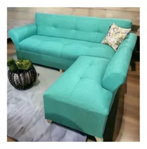 Juego Living Sofa Sillón 3 Cuerpo + Isla Grand 2año Garantia