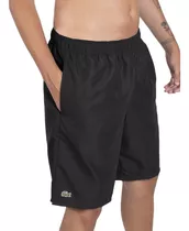 Short De Baño Lacoste Hombre Moda Negro