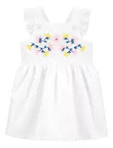 Carters Vestido Bordado Floral