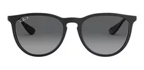 Anteojos De Sol Ray-ban Erika Rubber Black Light Grey