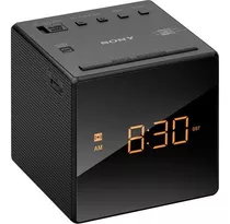 Sony Reloj Despertador Compacto Am/fm, Batería De Respaldo.