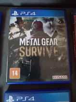 Jogo Para Ps4 - Metal Gear Survive - Físico 