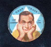 Gran Crack 1957, Figurita N° 24 Luis Sandrini, Actor. Mira!!