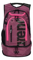 Mochila De Natación Arena Fastpack 3.0 40 Litros Color Ciruela Fucsia Plum Neon Pink (102) Óptima Distribución Del Espacio Y Control De La Humedad