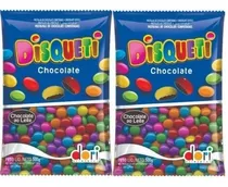 Kit Disqueti Chocolate Ao Leite 500g Com 2 Unidades Dori