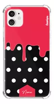 Capa Capinha Com Nome Personalizada Preto Vermelho 2