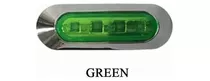 Foco Luz Led Verde 12v D/posicion Lateral P/camion - Generic