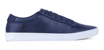 Zapatillas Urbanas Hombre Eco Cuero Azul Del 38 Al 44