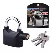 Candado Para Moto Alarma Freno Disco Bicicleta Inoxidable