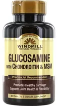 Glucosamina Condroitina Msm Ácido Hialuronico 60tabletas Sabor Sin Sabor
