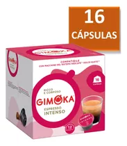 16 Cápsulas De Café Gimoka Para Dolce Gusto®*  Sabor Intenso