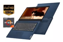 Ultrabook  Gamer  Lenovo Laptop 82kt Azul 14 , Amd Ryzen 5700u 8gb De Ram 512gb Ssd, Amd Radeon Graphics 1920x1080px Windows Home