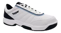 Zapatilla Topper Tie Break Adulto Tenis Blanco Megacaseros