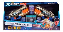 Lançadores De Dardos Com Alvos - X-shot Royale - Reflex 6 -