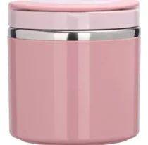 Termo Bento P/ Alimento - Recipiente Sellado Comida 630 Ml Color Rosa Chicle