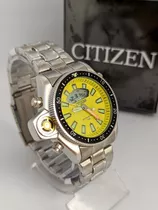 Relógio Citizen Aqualand Amarelo P/aço Série Ouro